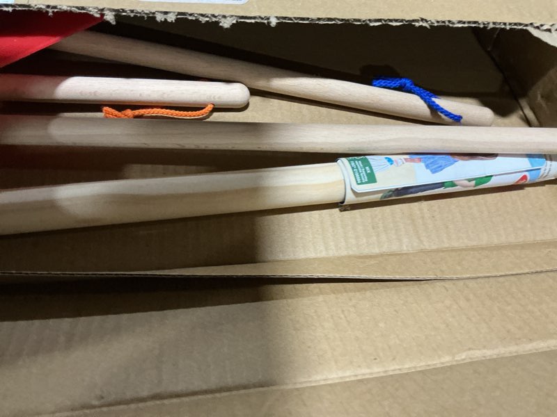 Condition photo showing Good Condition for Melissa & Doug Let's Play House Dust! Sweep! Mop! 6 Piece Pretend Play Set - Toddler Toy Cleaning Set, Pretend Home Cleaning Play Set, Kids Broom And Mop Set For Ages 3+