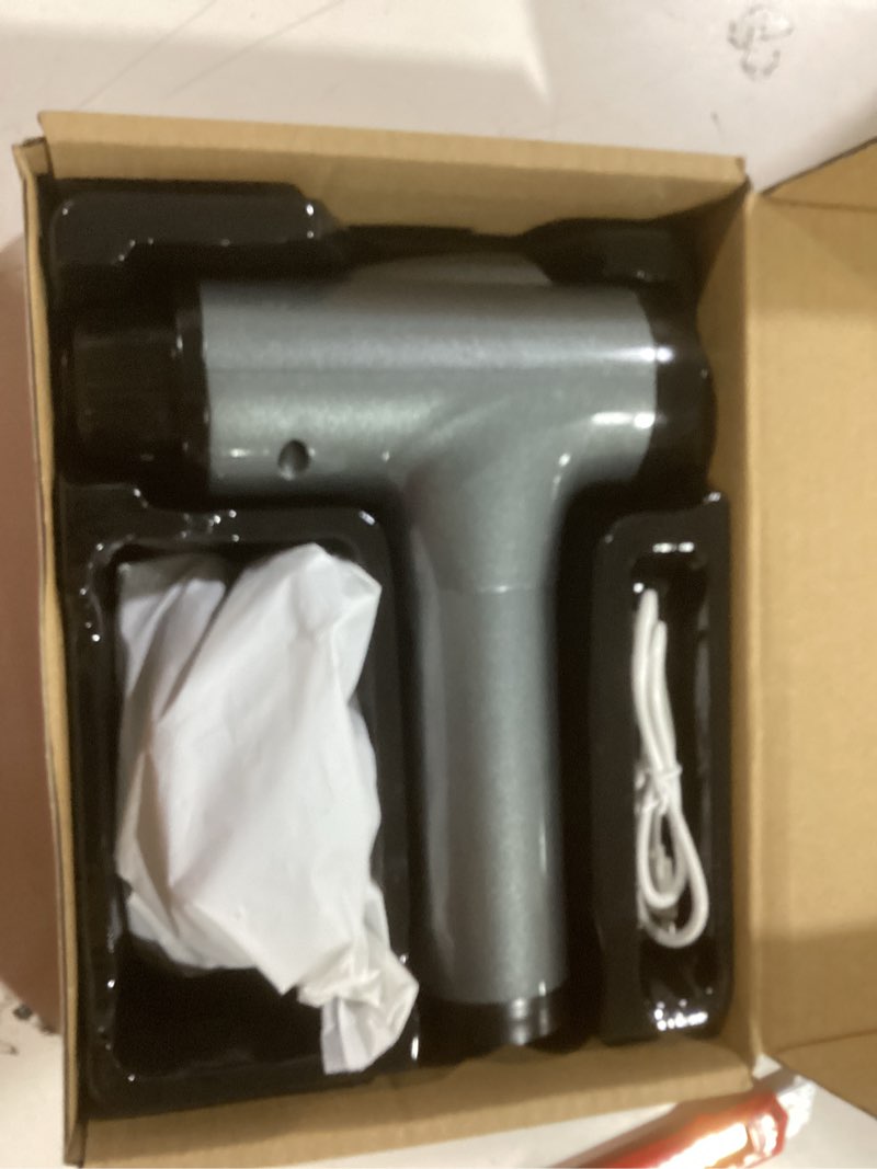 Condition photo showing New/Like New for Massage Gun Deep Tissue, Handheld Electric Muscle Massager, High Intensity Percussion Massage Device for Pain Relief with 9 Attachments,Pallet of Product Black