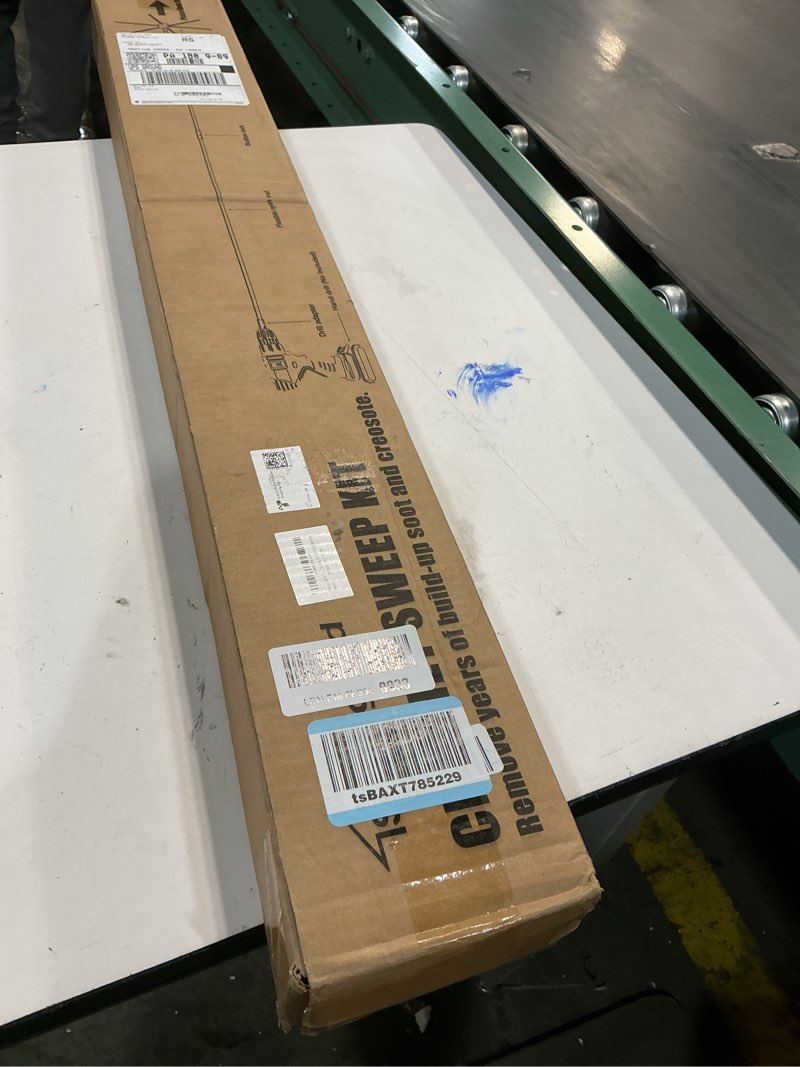 Condition photo showing Good Condition for Sealegend 33 Feet Chimney Cleaning Kit Chimney Brush, Chimney Sweep Kit and Chimney Cleaning Logs Fireplace Tools Set with 10 Flexible Rods