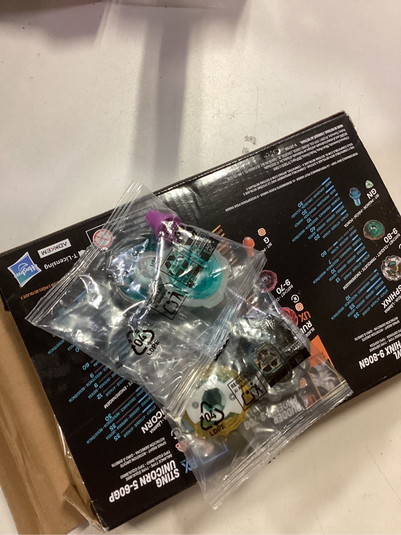 Condition photo showing As Is for Beyblade X Yggdrasil Team Pack, 3 Takara Tomy Tops, Anime Battling Tops Game Toys, Ages 8+ (Amazon Exclusive)