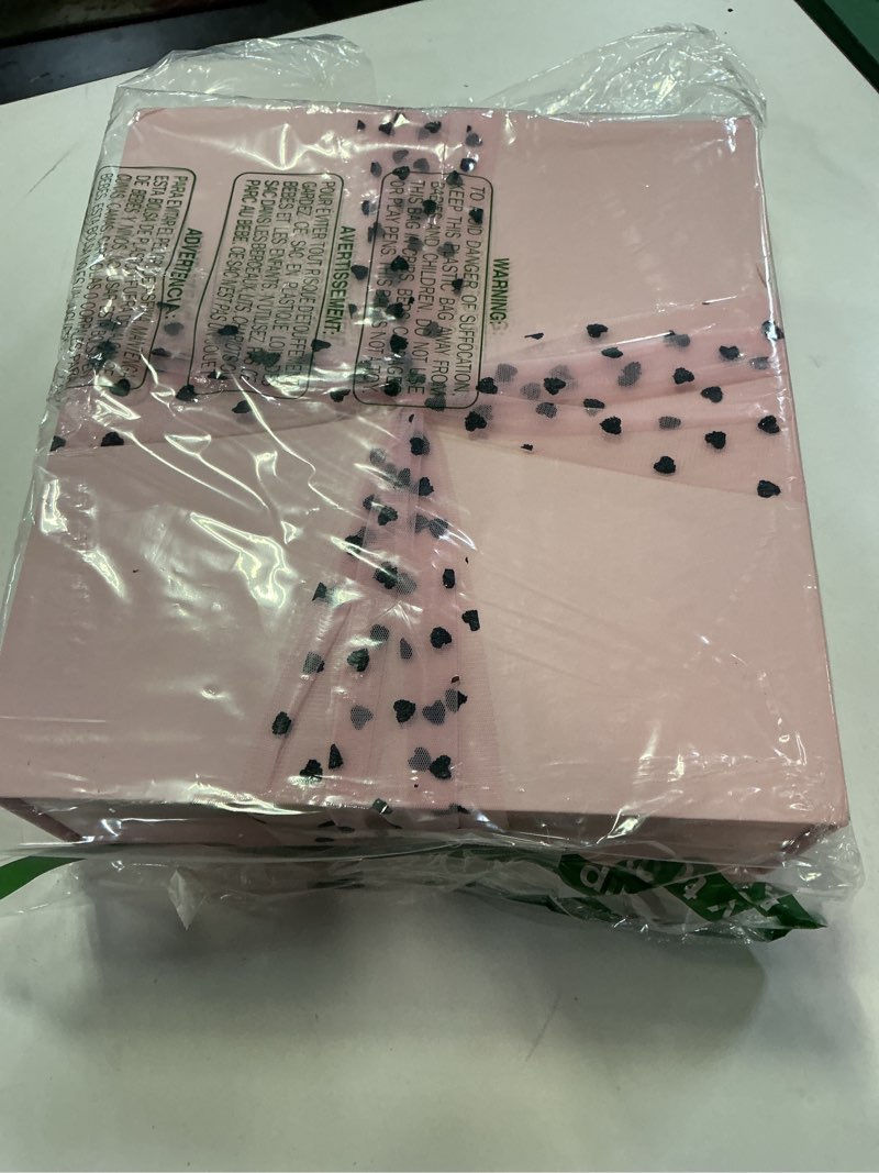 Condition photo showing New/Like New for Happy Lolli Power Shower Gift Set: Luxury Bath Accessories Basket for Women & Teen Girls – Includes Body & Hair Towel, Wrist Bands, Headband, Face Sponge & More – Empower Your Routine (Fresh in Pink)