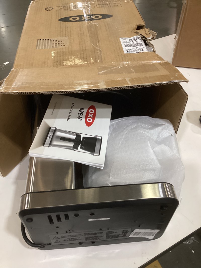 Condition photo showing Good Condition for OXO Brew 9-Cup Coffee Maker – Stainless Steel, Programmable Coffee Machine with Single Serve or Full Carafe Options, SCA Certified Home Brewer