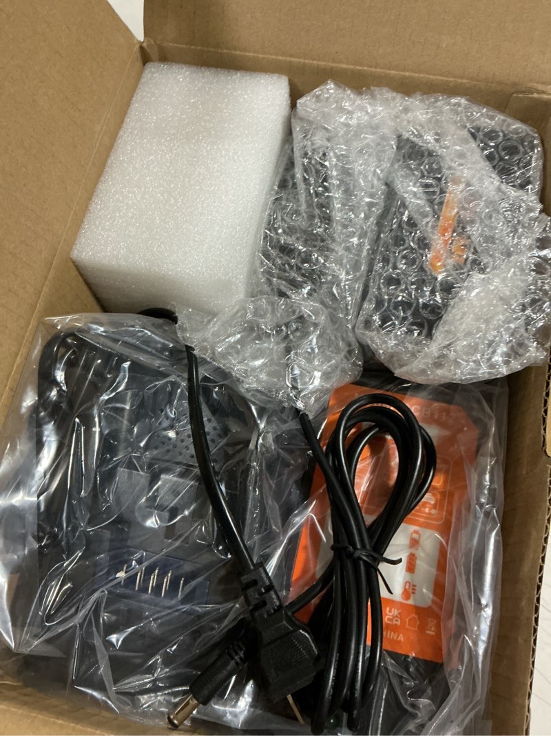 Condition photo showing Good Condition for abeden 5.0ah battery replacement for dewalt 20v max battery, dual charger station dcb112 fast charger + ac adapter, with usb & type-c ports, compatible with dewalt 20v series tools battery + charger set