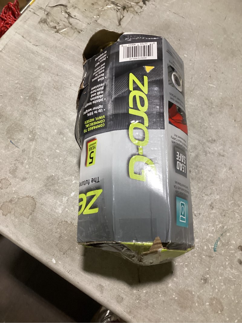 Condition photo showing As Is for 5/8 in. x 25 ft. zero g hose