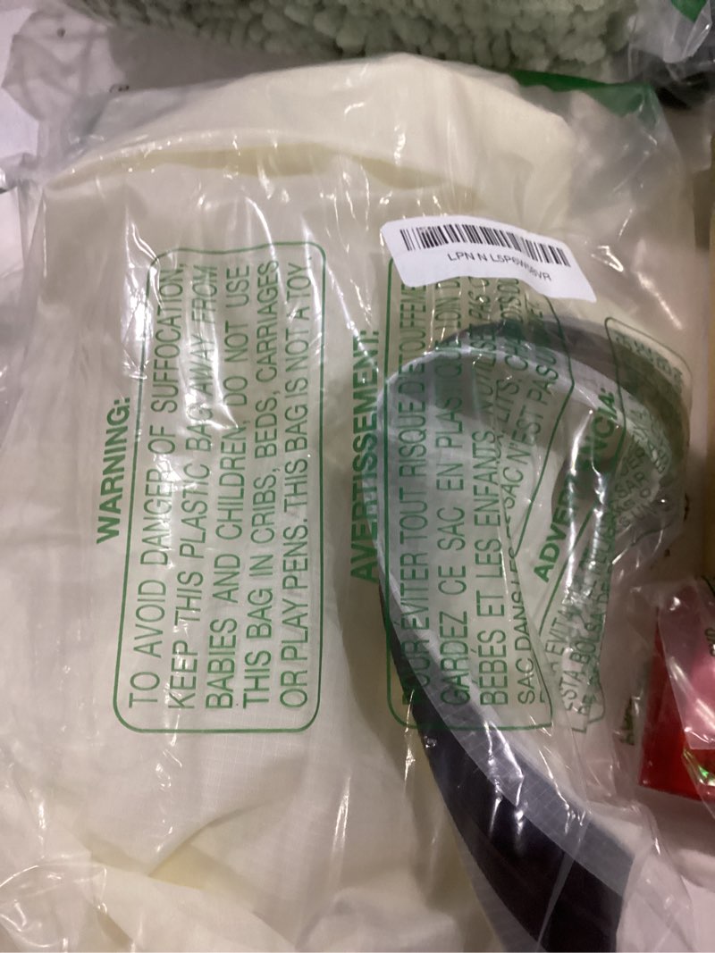 Condition photo showing As Is for VOLLYC Travel Vacuum Bags with Pump, 25L Large Capacity Vacuum Bags for Travel, IPX7 Waterproof, Open Zipper, Reusable Space Saver Compression Bags for Luggage, Backpack, Suitcase, Home Storage White 2PACK-PUMP