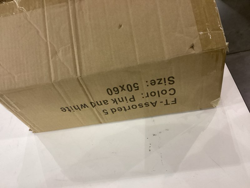 Pink and white blankets