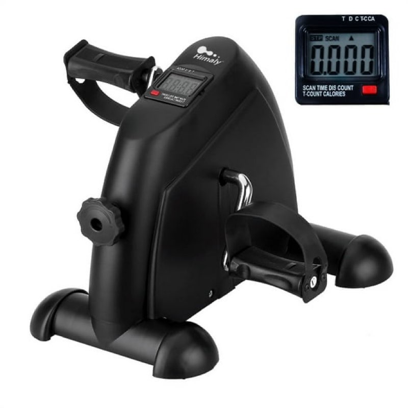  Hero image 0 of Himaly Mini Trainer Bike, Under Desk Exercise Bicycles Pedal Exerciser with LCD Screen, Black, 0 of 8     Himaly Himaly Mini Trainer Bike, Under Desk Exercise Bicycles Pedal Exerciser with LCD Screen, Black