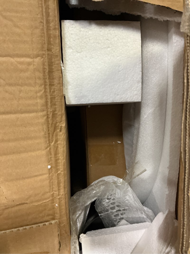 Condition photo showing New/Like New for 24 inch Small Tulip Table for 2 Person, Walnut Round Dining Table for Kitchen, Leisure Wood Mid Century Modern Table with Metal Pedestal Base for Cafe, Living Room, Bar, Circle Bistro Tables