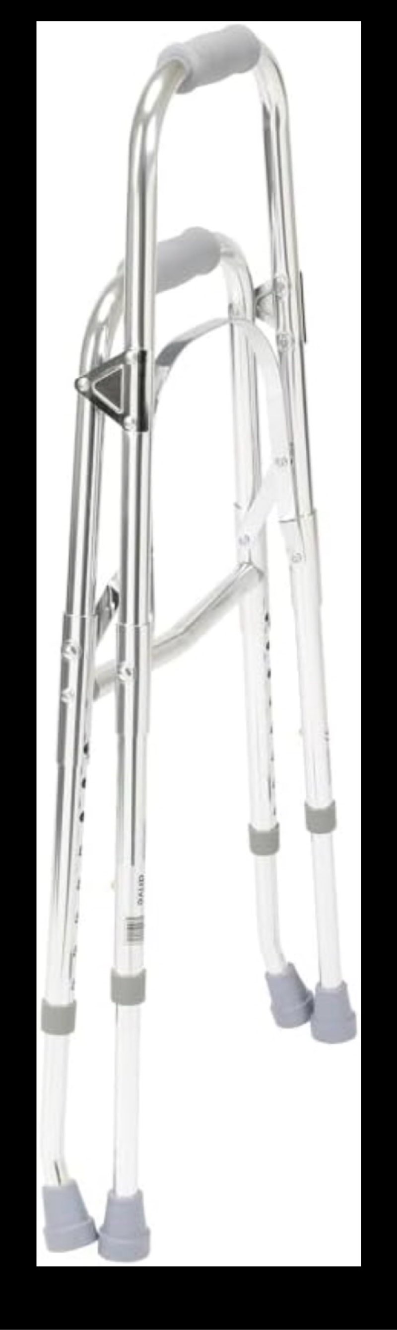 Drive Medical Side Style Hemi One Arm Walker, Chrome, Adult
