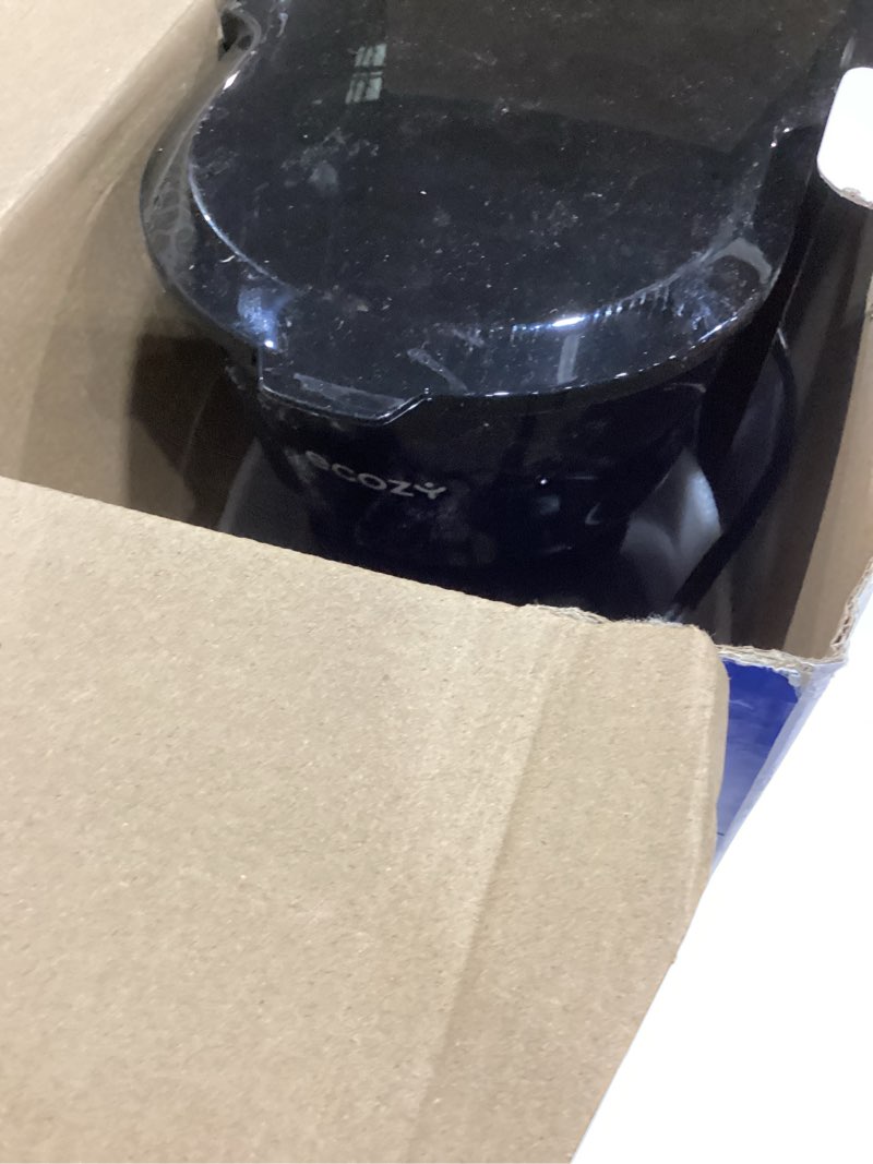 Condition photo showing As Is for ecozy 12-Cup Programmable Coffee Maker with Electric Coffee Grinder Combos, Drip Coffee Machine with Pause & Pour Function, Auto Shutoff, Keep Warm, Brezzano DuoSet Drip Coffee Maker