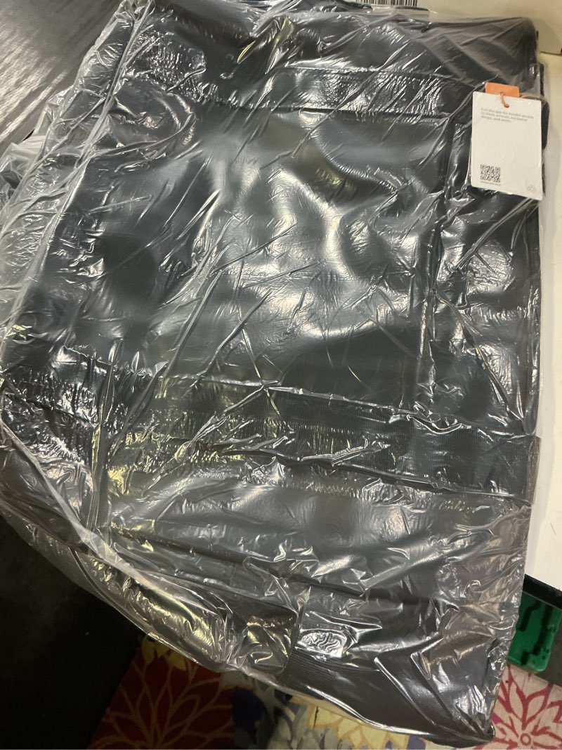 Condition photo showing New/Like New for weather proof utility tote, one size, black