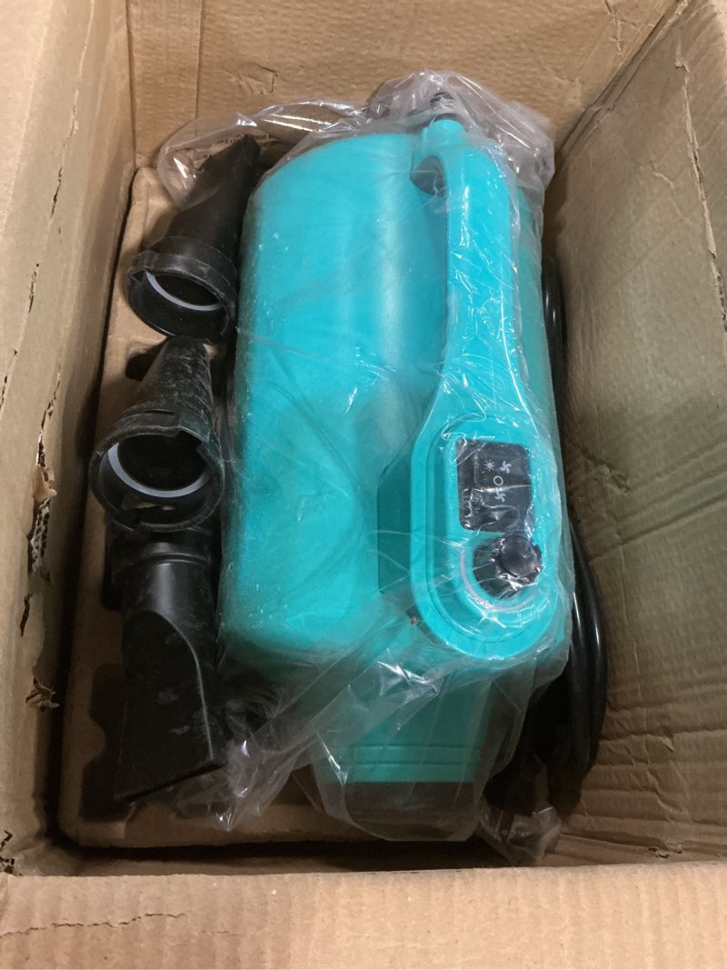Condition photo showing As Is for high velocity professional dog pet grooming hair drying force dryer blower 5.0hp (super cyclone) shd-2600p (green)