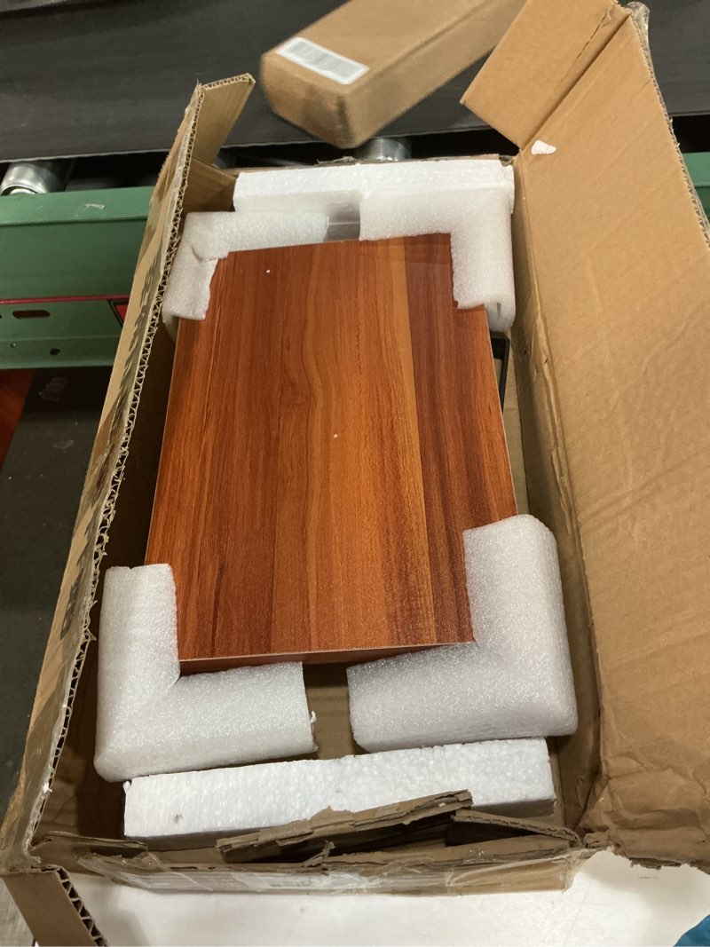 Condition photo showing Good Condition for HomeBeyond Foldable Wooden Bedside Shelf, Simple Night Stand & Side Organizer for Phone, Tablet, Water Cup, Books – No-Hole Bedside Caddy for Easy Storage