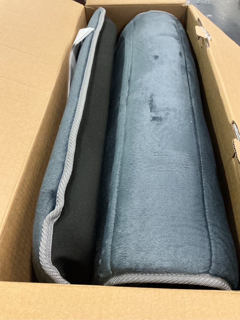 Condition photo showing As Is for Snailax Memory Foam Full Body Massage Mat with Heat, Back Massager with 10 Vibration Motors, 6 Heating Pads, Massage Chair Pad for Neck, Back, Waist, Legs Grey 1 Count (Pack of 1)