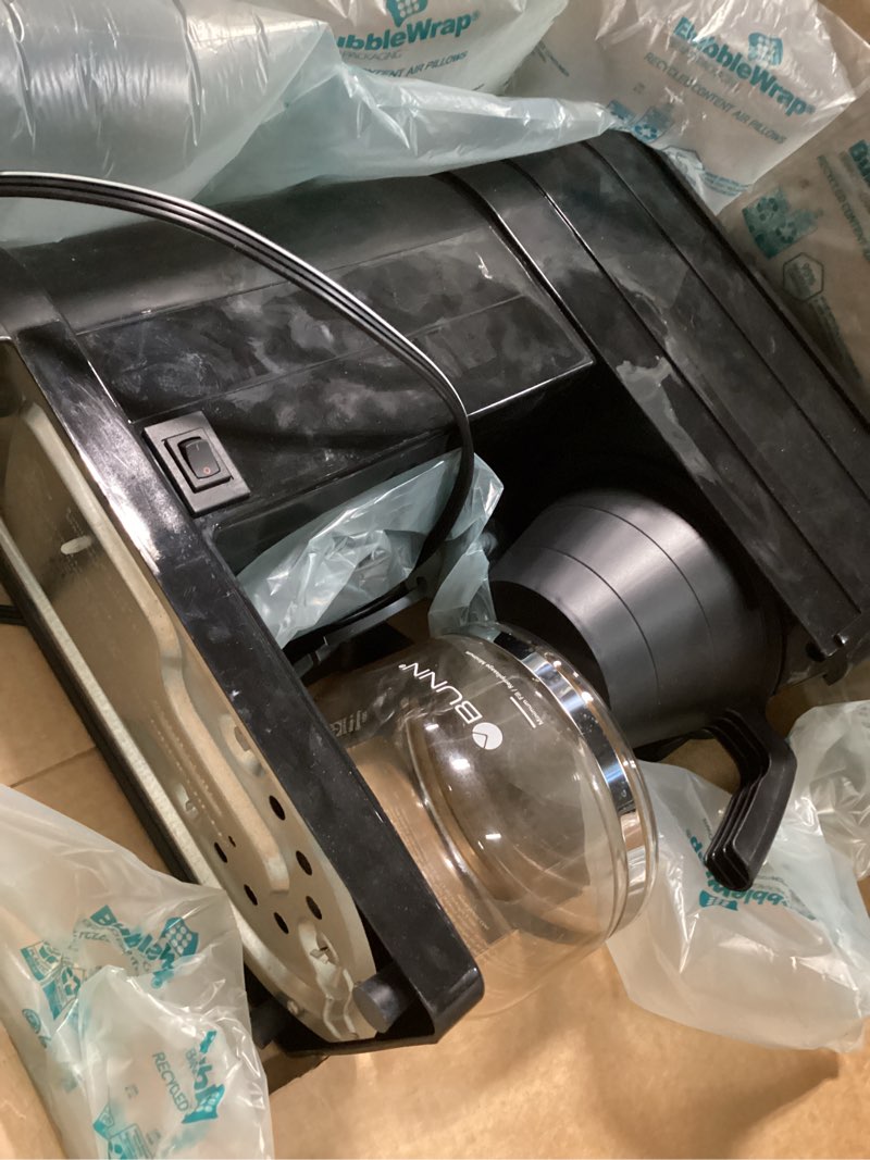 Condition photo showing As Is for BUNN GRB High Altitude 10-Cup Drip Coffee Maker (Condition: New)