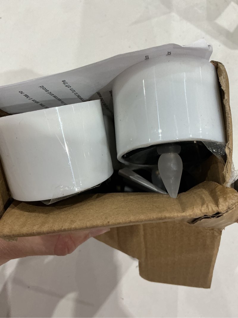 Condition photo showing Good Condition for homemory solar candles outdoor waterproof, dusk to dawn outdoor lighting, reusable led tea light candles for lantern garden camping and home decor, 2.3''x2'', pack of 6