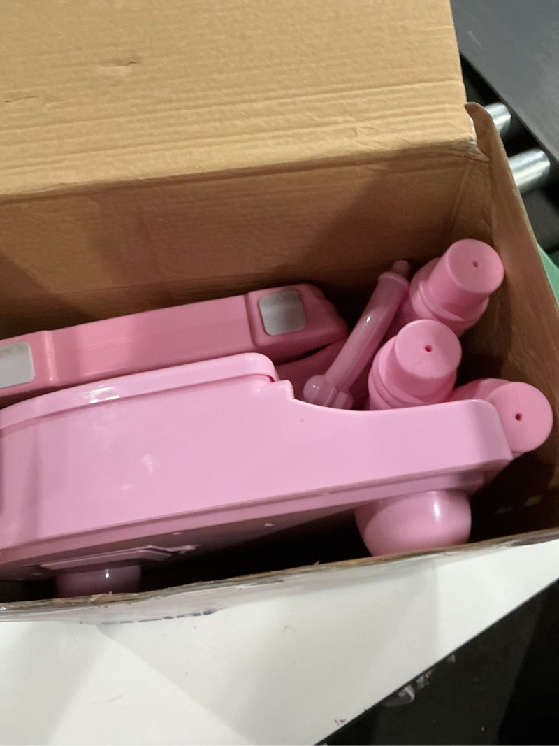 Condition photo showing As Is for 31 keys piano keyboard toy for kids, birthday gift for 1 2 year old girls?pink musical piano toy for toddlers with microphone and stool b-31 keys with stool