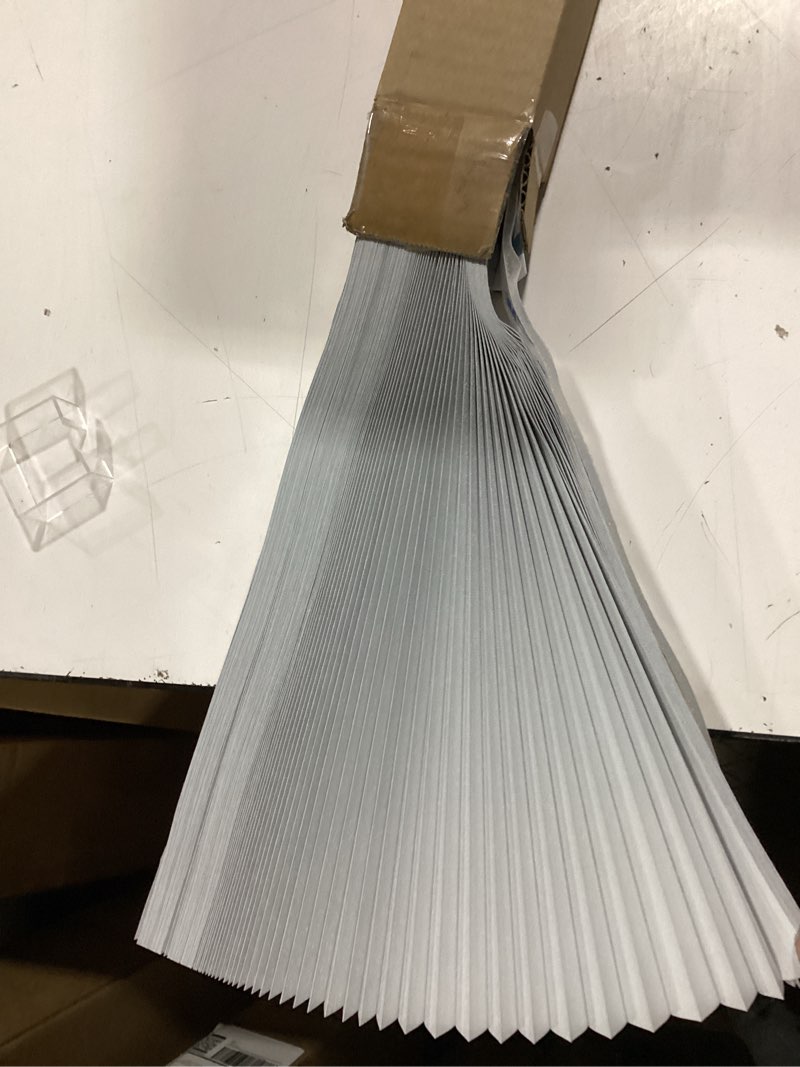 Condition photo showing Good Condition for myshade arch window shades half circle blackout cellular shades cordless no drill blinds for windows half moon honeycomb fabric no tools room darkening shades easy install (1pcs white 72" w x 36" h) white-blackout 72"w * 36"h - 1 pcs