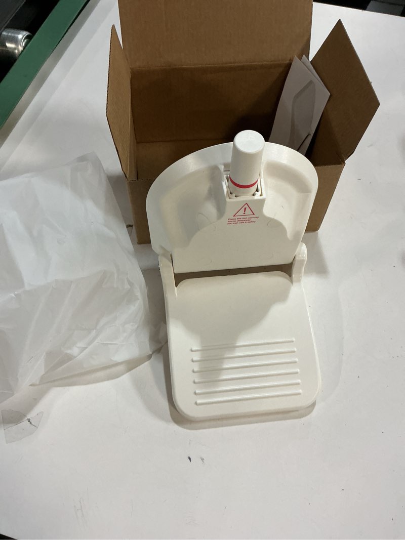 Condition photo showing Good Condition for Shower Foot Rest, Strong Suction Cup Foldable Foot Stool for Shaving Legs in Shower, No Drill Bathroom Foot Rest with Anti-Slip Surface for Elderly, Pregnancy, Portable for RV Travel