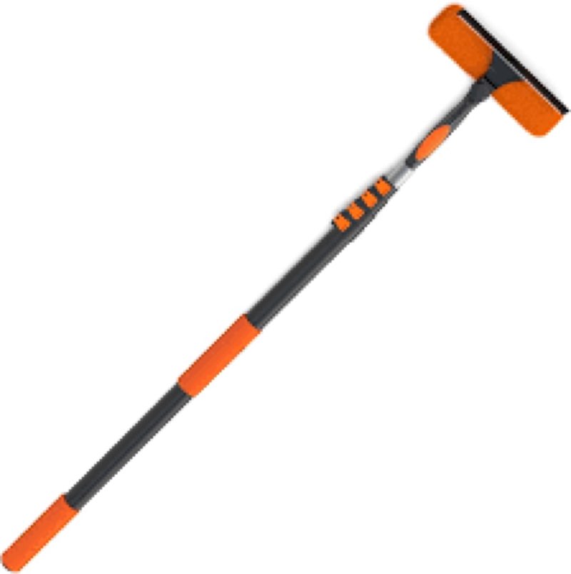 SISUPASSIE Telescoping Extension Pole, Reach to 20FT Telescoping Pole Multi-Purpose 3-12FT Lightweight, Sturdy with Universal Twist-on Metal Tip Extendable for Dusting Painting Window Cleaning