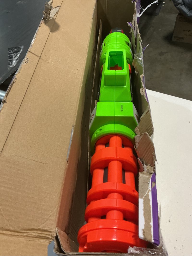 Condition photo showing As Is for xshot hyper gel glow motorized gatling blaster (10,000 pellets) outdoor blaster by zuru for ages 14+