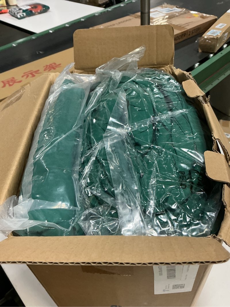 Condition photo showing Good Condition for Bedsure California King Comforter Set - Cal King Bed Set 7 Pieces, Pinch Pleat Dark Green Cali King Bedding Set with Comforter, Sheets, Pillowcases & Shams 14 - Emerald Green California King