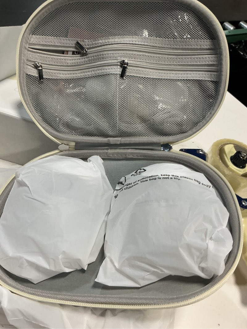 Condition photo showing New/Like New for ym-806 hands free breast pump with storage handbag, slim wearable breastfeeding pump 4 modes & 12 levels, electric breast pump portable - 18/21/24mm flange, 2 pack rose gold