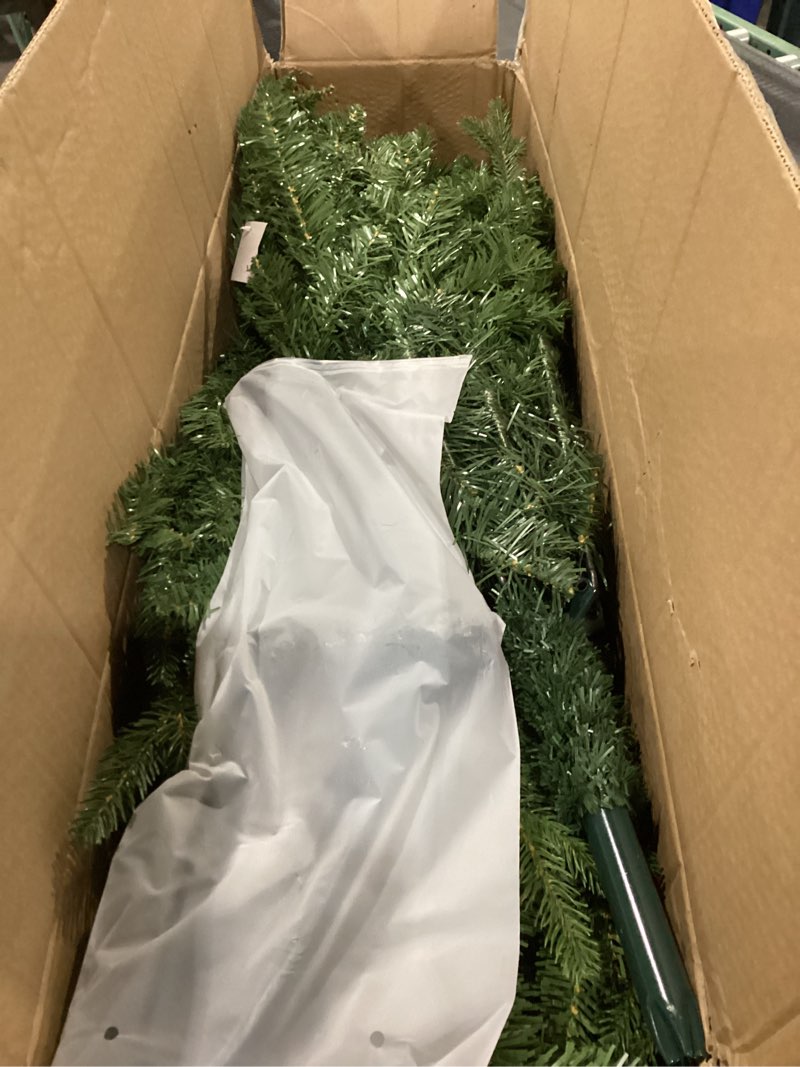 Condition photo showing New/Like New for 6FT Artificial Christmas Tree with 1413 PE&PVC Mixed Branch Tips, Unlit Hinged Premium Spruce Fake Xmas Trees, Green, Foldable Base