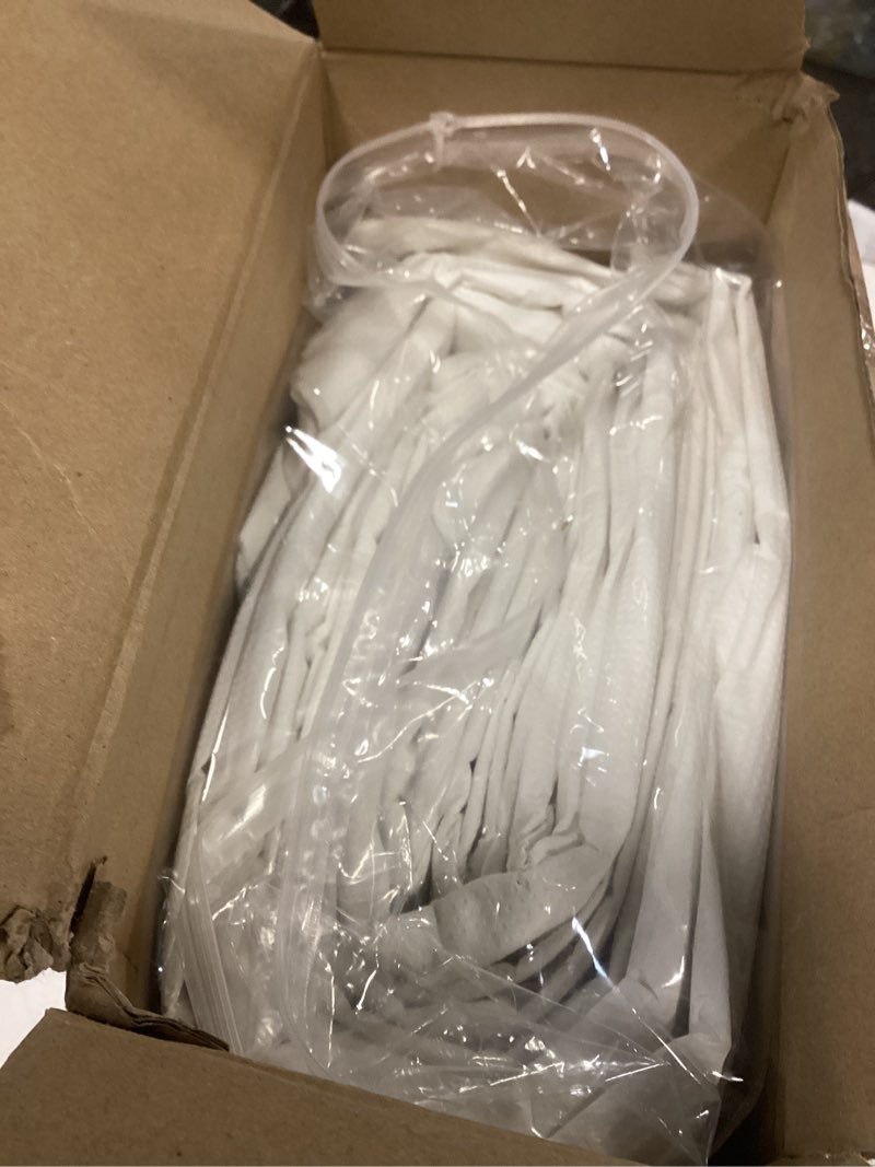 Condition photo showing Good Condition for sinload 15 pack white paper tablecloths for rectangle tables 55 x 110 inch 3 ply table cloths with plastic backing disposable paper & plastic table cloth for wedding birthday party