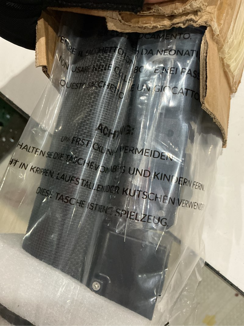 Condition photo showing Good Condition for miumoon one-hand operation retractable baby gates, 71 inch retractable gate with reinforced strip design to prevent crawling through, 6 ft retractable dog gate for stairs, doorways, hallways black 34" tall x 71" wide