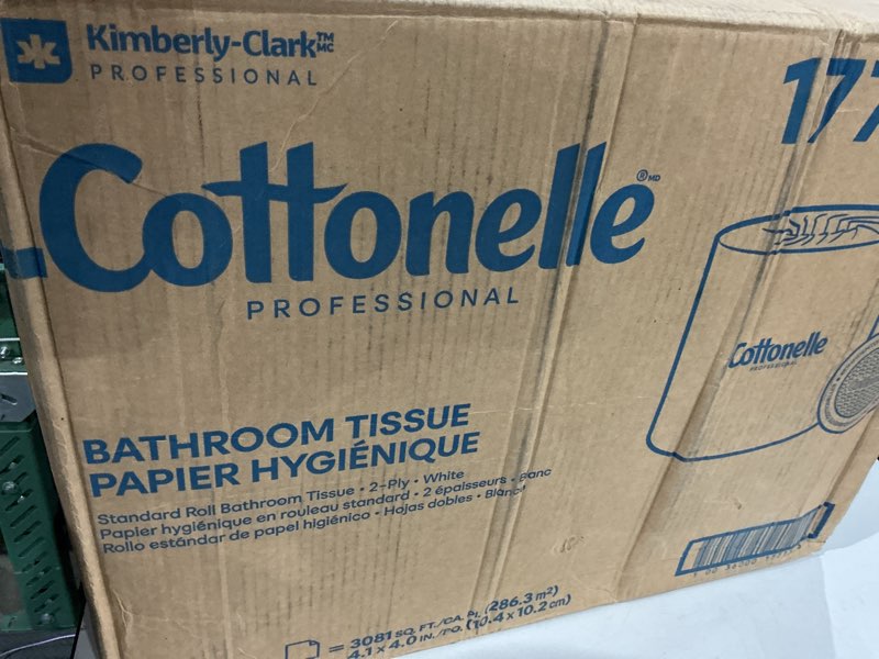 Condition photo showing New/Like New for cottonelle professional standard roll bulk toilet paper (17713), 2-ply, white (60 rolls of 451 sheets, 27,060 sheet total) 451 sheet (pack of 60)