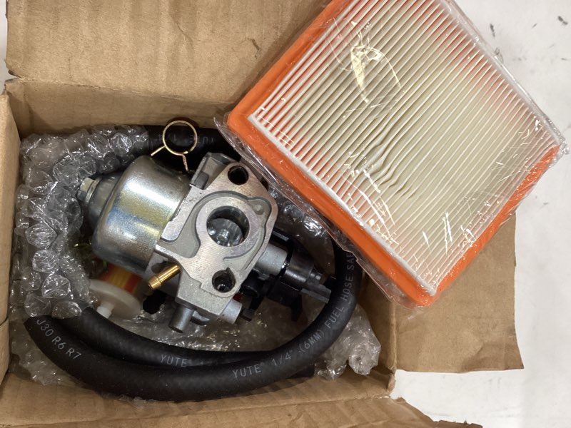 Condition photo showing As Is for 1485349s carburetor for kohler xt675 xt149 xt650 engine replace 1485349-s 1485349 14-853-49-s 14 853 49-s 1485321-s with 14-083-15-s air filter by topemai