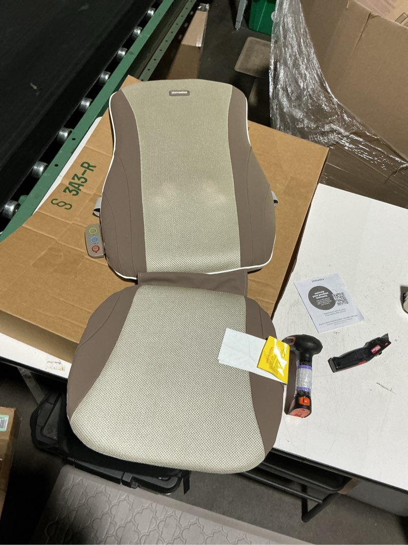 Condition photo showing Good Condition for homedics sbm-650h shiatsu and vibration massage cushion with heat