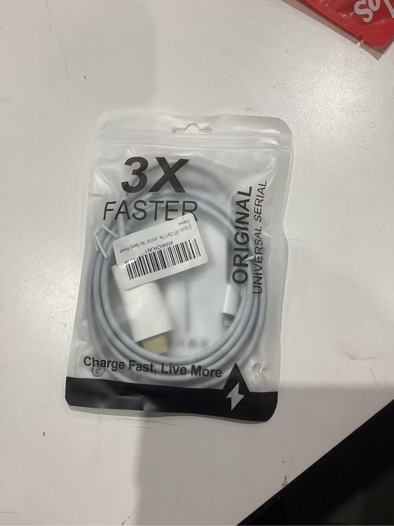 Condition photo showing New/Like New for [Apple MFi Certified] Lightning to HDMI Adapter for iPhone,Digital AV Audio Dongle,2K Sync Screen Connector Cable 6.6ft HDTV Converter Cord for iPhone,iPad to TV/Projector/Monitor No Need Power