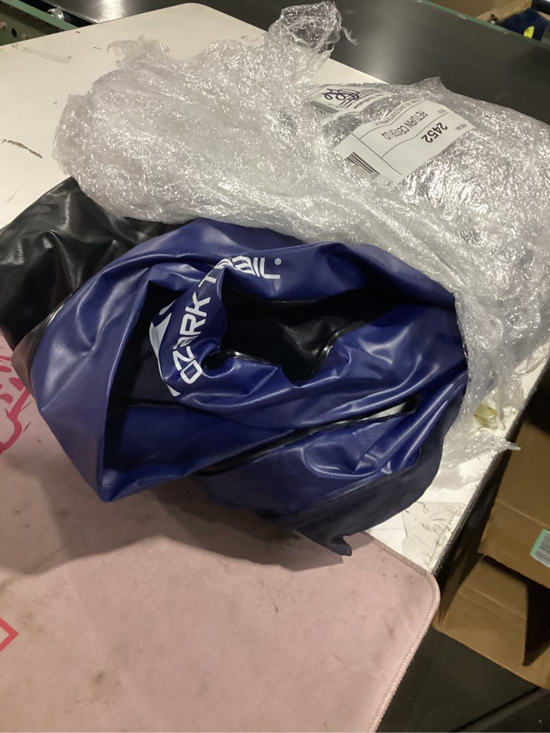Condition photo showing As Is for intex dura-beam standard downy air mattress: fiber-tech - size - 300lb weight capacity - pump sold separately