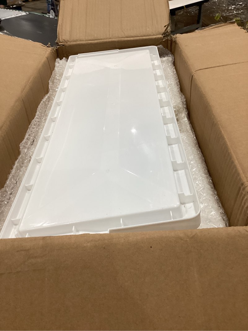 Condition photo showing Good Condition for broview 160qt stackable storage bins with lid, plastic closet organizers and storage drawer, collapsible storage box with wheels, folding storage cabinet for closet clothes (similar)
