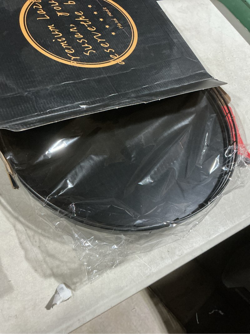 Condition photo showing Good Condition for Lazy Susan Organizer, 16"Oak... Bar Laundry Room Black Decor