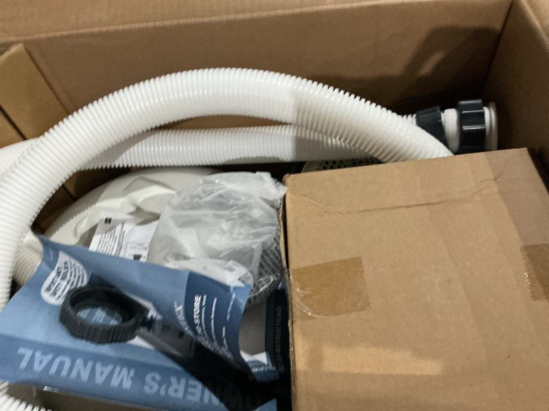 Condition photo showing Good Condition for intex 2,800 gph krystal clear sand filter pump for above ground pools, swimming pool pump with automatic timer - improved circulation, filtration, & clarity 2,800 gallons per hour sand filter pump