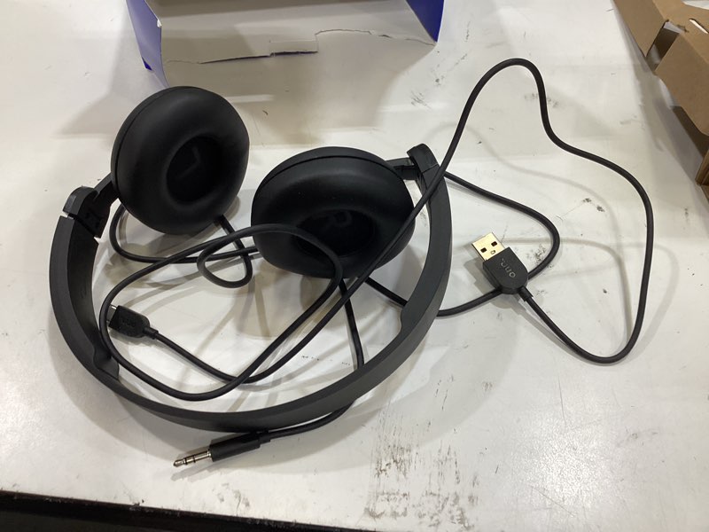 Condition photo showing As Is for onn wireless on-ear headphones with bluetooth, black