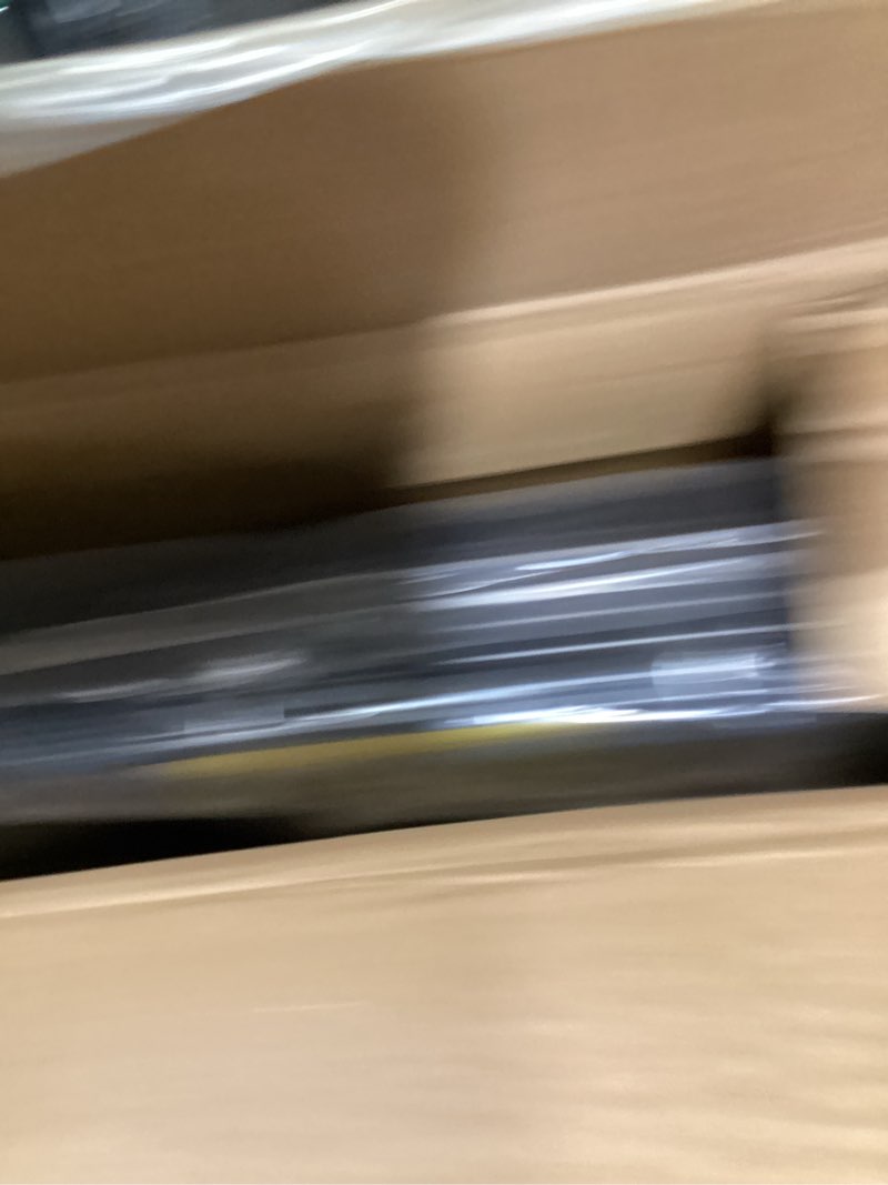 Condition photo showing New/Like New for bocom 14.5 ft aluminum telescoping ladder, lightweight multi-purpose collapsible extension with 2 triangle stabilizers, heavy duty 330 lbs max capacity, ideal for home, rv, and outdoor work black black 14.5 ft