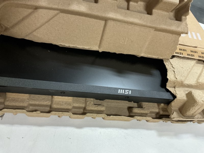 Condition photo showing As Is for MSI PRO MP243L E14 24-inch IPS 1920 x 1080 (FHD) Gaming Office Monitor, 144Hz, Adaptive-Synch, HDR Ready, HDMI, VGA Port,VESA Mountable, Tilt, 4-Side Slim Bezel,1ms, Black