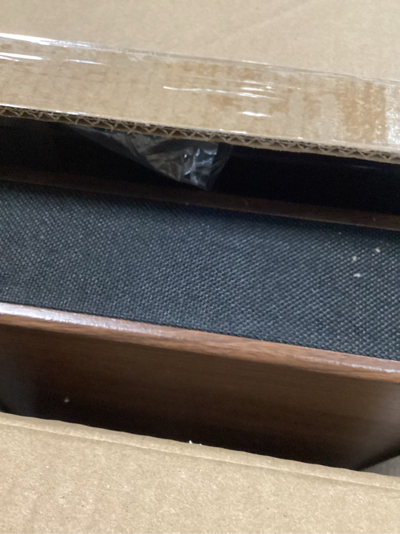 Condition photo showing Good Condition for LP&No.1 Record Player with Stereo Speakers, 3-Speed Belt-Drive Turntable for Vinyl Records with Wireless Playback and Auto-Stop,Walnut Wood