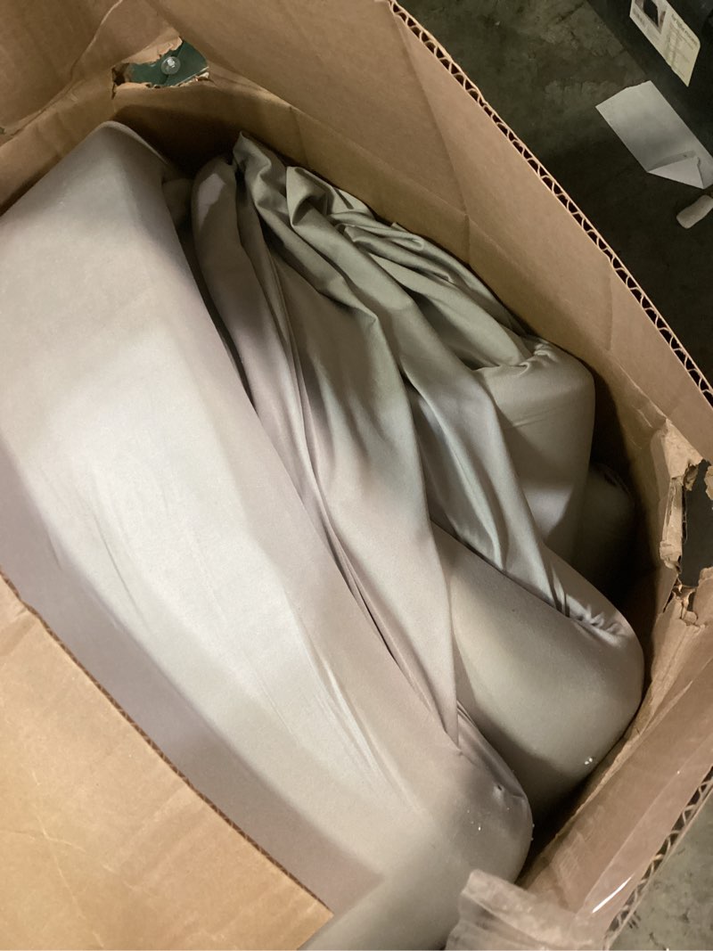 Condition photo showing As Is for Foam Ball Pit for Toddlers - CALEPTONG 47.2" x 47.2" x 13.8" Large Square Ball Pits for Kids, Soft Baby Playpen Ball Pool Without Balls for Children, Gifts for Boys Girls Indoor Outdoor Game 47IN with 2IN Wall