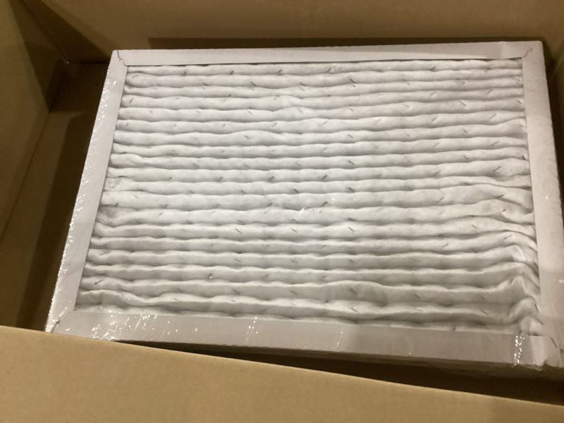 Condition photo showing As Is for lotfancy 14x20x1 air filter merv 13 4-pack, electrostatic pleated hvac furnace air filter, captures pet dander smog smoke, actual size: 13.75"x19.75"x0.75" 14x20x1 merv 13-4 pcs