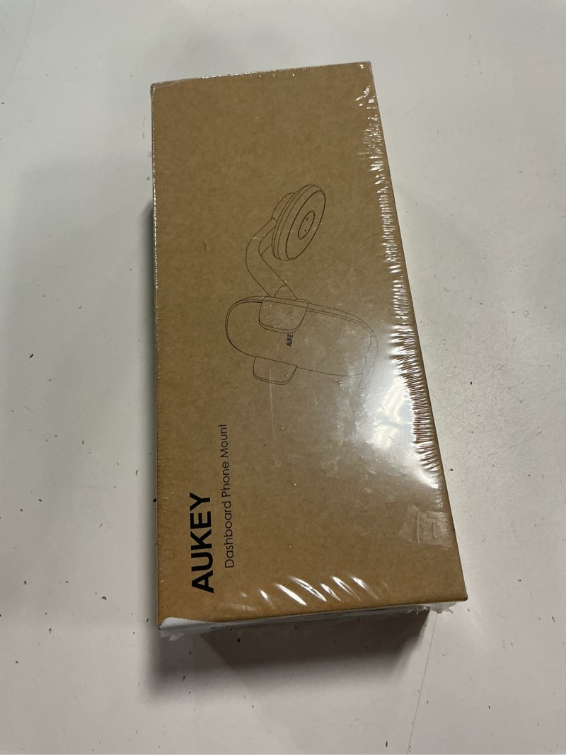 Condition photo showing New/Like New for aukey car phone mount air vent cell phone holder compatible with iphone google, samsung and more gray hd c50
