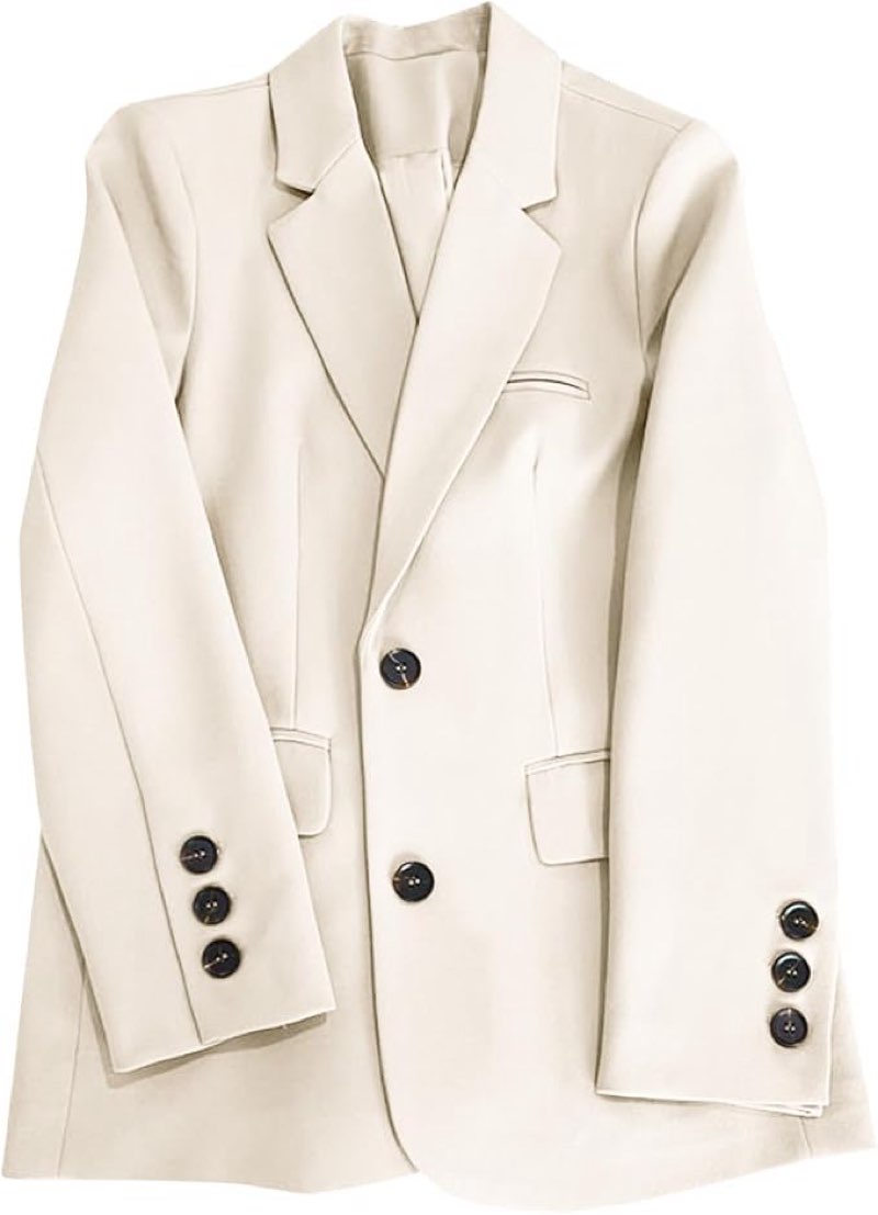 Oversized Blazers for Women Casual Loose Jacket Dressy Cardigan Blazer Button Down Coats Business Professional Jacket,size XL