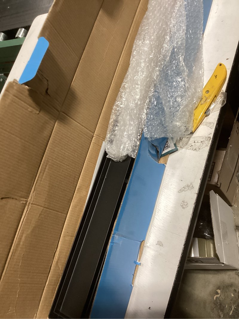 Condition photo showing Good Condition for SaniteModar Linear Shower Drain,Black Shower Drain 28 inch with Flat & Tile Insert 2 in 1 Panel, with Hair Strainer and Leveling Feet Black Tile Insert Grate 28 inch