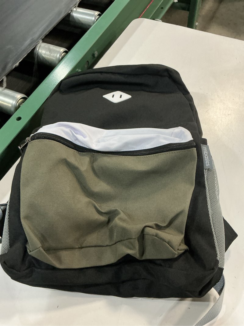 Condition photo showing Good Condition for mibasies kids backpack for boys 5-9: large boys backpack for elementary school black&dark khaki school-17"h(age 5-9)