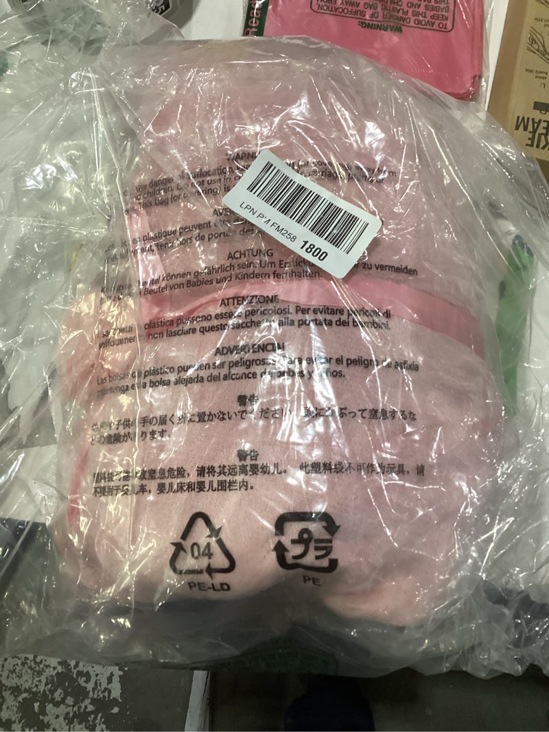 Condition photo showing Good Condition for Premium Double Layer Wearable Blanket for Women -No Sleeves- Shawl with Pockets- Wrap Blanket- Gifts for Grandma (Powder Pink)