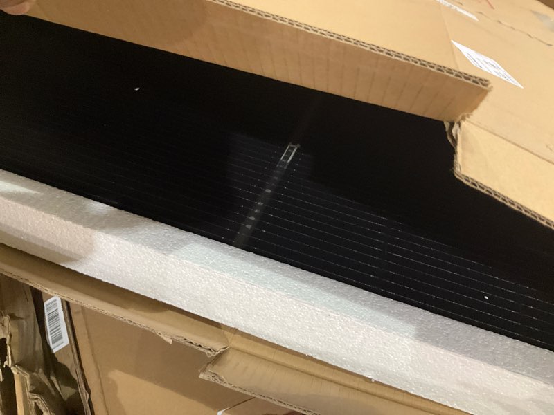 Condition photo showing As Is for 400 watt solar panels, n-type 16bb 400w bifacial solar panel, 25% high efficiency solar module work with 24v solar panel for homes rooftop power station farm rv and off-grid applications 400w n-type panel